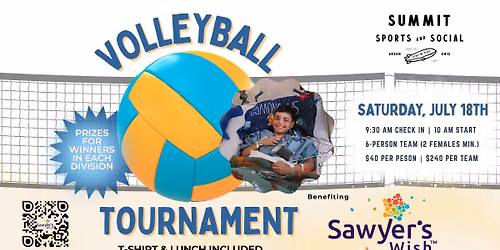 Sets for Sheets Volleyball Tournament benefiting Sawyer's Wish