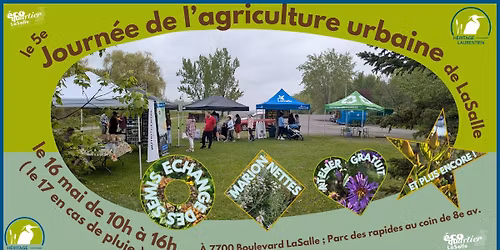 Journ\u00e9e de l'agriculture urbaine (5e \u00e9dition)