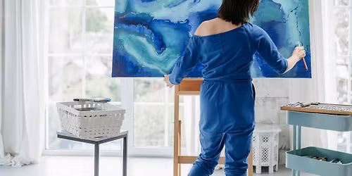 2 Sessions Artwork: Mixed Media Experience - 2x3ft canvas