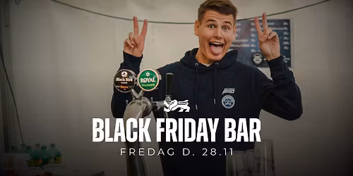 \ud83d\udda4 BLACK FRIDAY-bar i loungen!