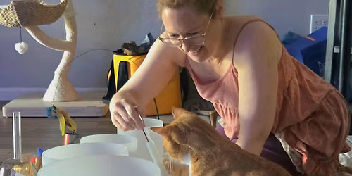 Sound Bath with Cats at the Kitty Cat Cafe