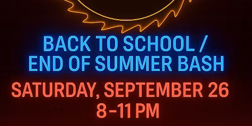 End of Summer Bash