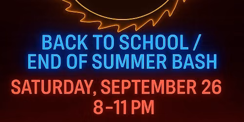 End of Summer Bash