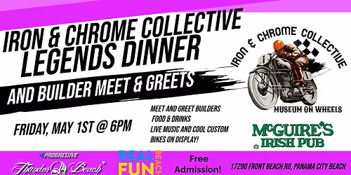Iron & Chrome Collective Legends Dinner 