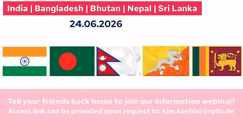 RefIntA @ DAAD Online University Presentation\ud83c\udf0f: India, Bangladesh, Bhutan, Nepal, Sri Lanka