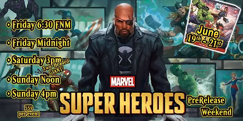 MTG Marvel Heroes PreRelease Weekend