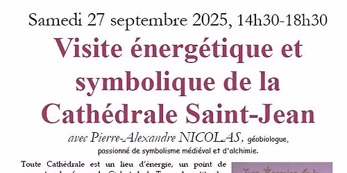 Visite de la cath\u00e9drale St Jean par Pierre-Alexandre Nicolas