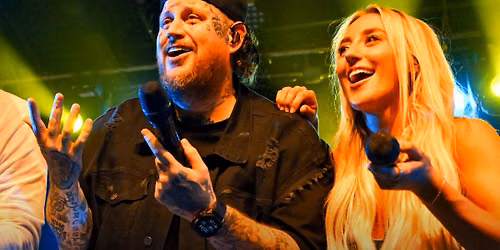 Jelly Roll with Justin Moore and Ashley Cooke at Weidner Field