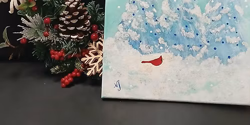 Holiday paint\/wreath decoration workshop