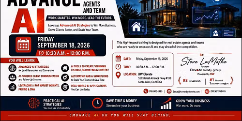Advanced AI for Real Estate Agents & Teams | Instructor: Steve LaMothe, Fou