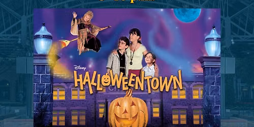 Movie night at Bo Diddley Plaza featuring Halloweentown 