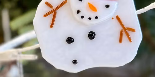 Fused Glass Ornament Date Night