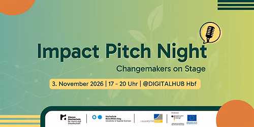Impact Pitch Night 2026 \u2013 Changemakers on Stage