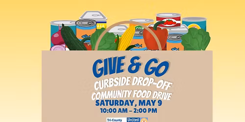 Tri-County United Way \u201cGive & Go\u201d Curbside Community Food Drive