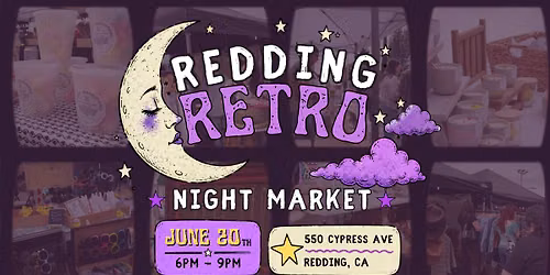 Redding Retro Market- June 20th