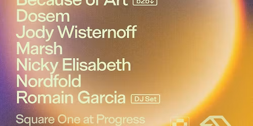 Anjunadeep Open Air Manchester \/\/ Square One at Progress