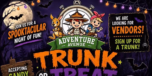 \ud83c\udf83\ud83d\udc7bTRUNK OR TREAT ADVENTURE AVENUE ORMOND BEACH\ud83d\udc7b\ud83c\udf83