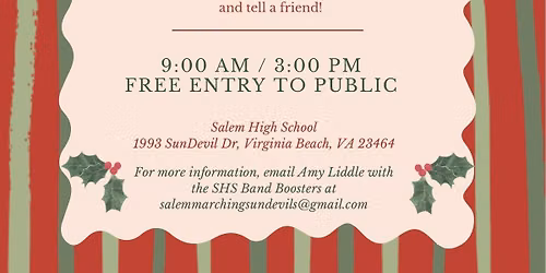 Salem High School Band Holiday Craft Fair