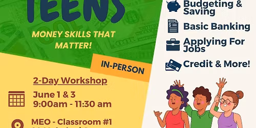 Summer Teen Financial Literacy Workshop