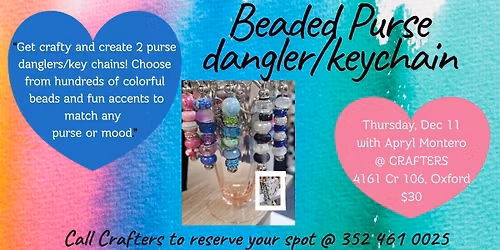 \u201cBeaded Bling Dangler\u201d