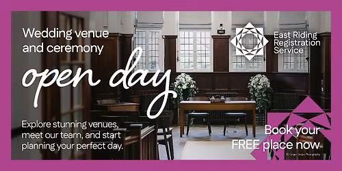 Wedding Venue and Ceremony Open Day - The Old Library, Beverley