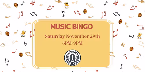 MUSIC BINGO @ SLICKFIN
