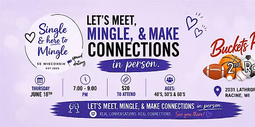 Single & here to Mingle Dating Event