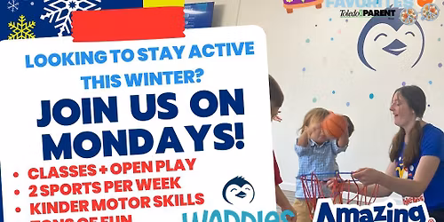 Amazing Athletes + Open Play at Waddles Indoor Playground