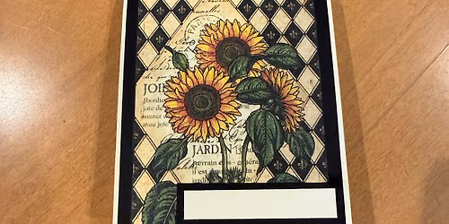 Sunflower double pop up