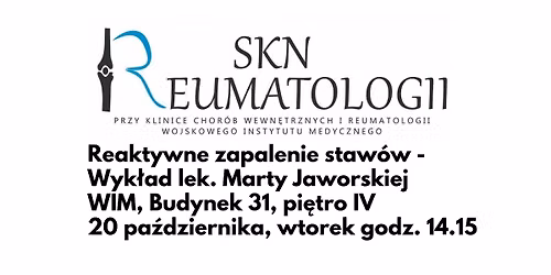I Spotkanie SKN Reumatologii WIM - Reaktywne zapalenie staw\u00f3w
