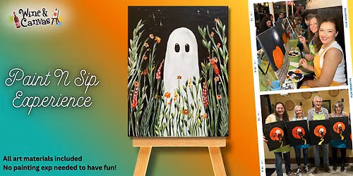 Ruskin Canvas and Wine \u2013 Ghostly Flowers