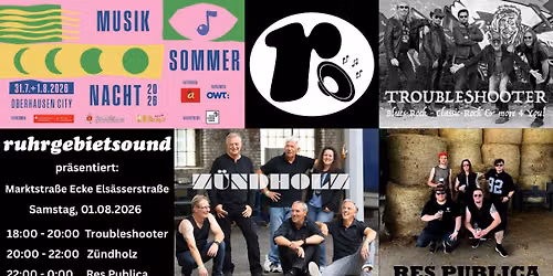 Musiksommernacht Oberhausen 2026