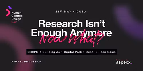 Research Isn't Enough Anymore. Now What?