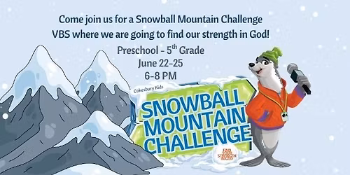Graafschap CRC Vacation Bible School - Snowball Mountain Challenge