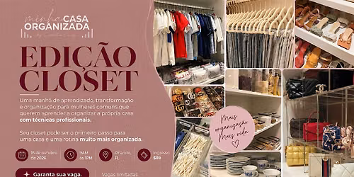 MINHA CASA ORGANIZADA - EDI\u00c7\u00c3O CLOSET
