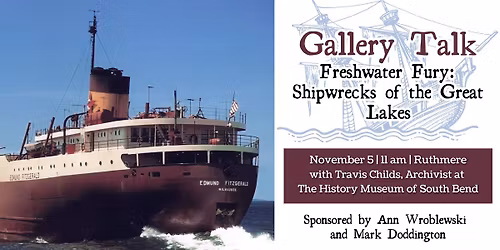 Gallery Talk - Freshwater Fury: Shipwrecks of the Great Lakes