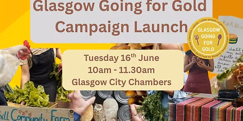Launch of Glasgow Going for Gold campaign