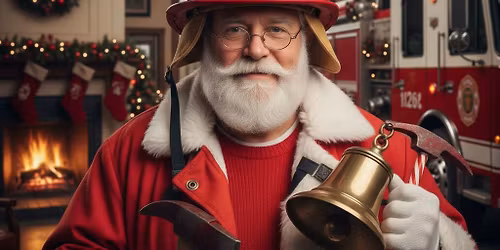 Visit with Santa Claus at the Haws Run Fire Department