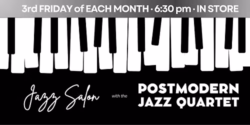 Friday Nights at Morgenstern Books: Jazz Salon with the Postmodern Jazz Quartet