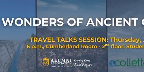 Roaming Rams Travel Talks - Wonders of Ancient Greece