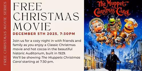 Free Christmas Movie: The Muppets Christmas Carol