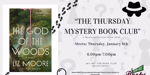 The Thursday Mystery Book Club: Discussing ~ The God of the Woods 