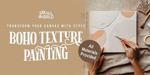 Boho texture painting