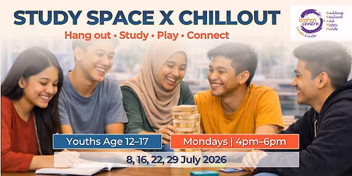 Study Space x ChillOut (12 \u2013 17 years old)