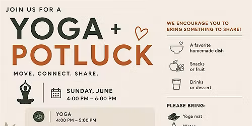 Community Yoga + Potluck Gathering