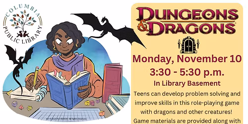 Dungeons and Dragons (11-17 yrs.)