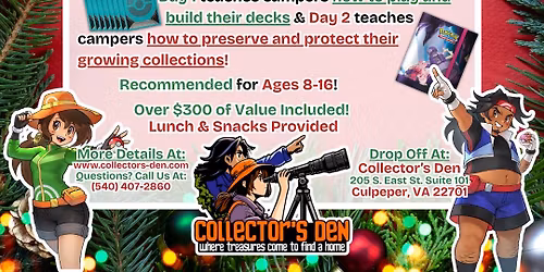 Pok\u00e9mon Winter Camp @Collector's Den 01.02.26 - 01.03.26 