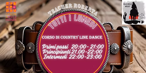 Lunedi 15 dicembre lezioni- Corsi Ballo Country Western OLD WILD West @ CASCINA ROCCAFRANCA Torino