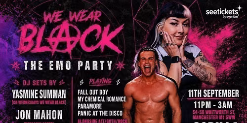 WE WEAR BLACK: THE EMO CLUB NIGHT