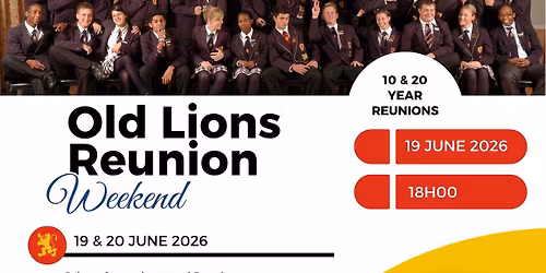 Old Lions Reunion Weekend 2026